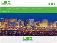Tablet Screenshot of ledlightandpower.com